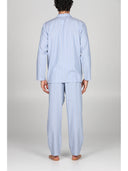 Pigiama cardigan in vellutato 100% lyocell a righe Riga Julipet
