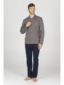 Pigiama cardigan uomo, in soffice modal e cotone