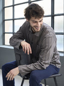 Pigiama cardigan uomo, in soffice modal e cotone