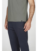 T-shirt uomo a manica corta, in performante piquet stretch j-tech