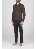 Polo uomo wool tech personalizzabile: raffinato stile casual chic
