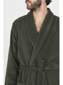 Vestaglia sciallata in avvolgente pile di viscosa