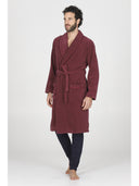 Vestaglia sciallata in avvolgente pile di viscosa