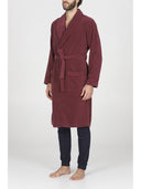 Vestaglia sciallata in avvolgente pile di viscosa