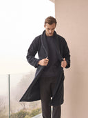 Vestaglia sciallata in avvolgente pile di viscosa