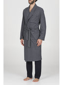 Vestaglia in confortevole jacquard di cotone
