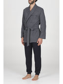 Giacca da camera in confortevole jacquard di cotone