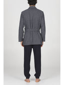 Giacca da camera in confortevole jacquard di cotone