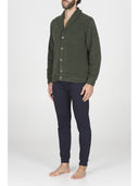 Elegante cardigan in avvolgente pile di viscosa