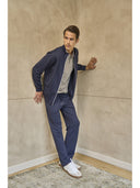 Felpa uomo zip collo alto in tessuto tecnico stretch traspirante j-tech