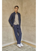 Felpa uomo zip collo alto in tessuto tecnico stretch traspirante j-tech