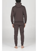 Felpa uomo con cappuccio, in tessuto tecnico stretch  j-tech, personalizzabile