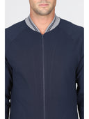 Completo homewear blu, con comoda chiusura zip
