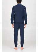 tuta in morbida felpa con zip Blu Julipet
