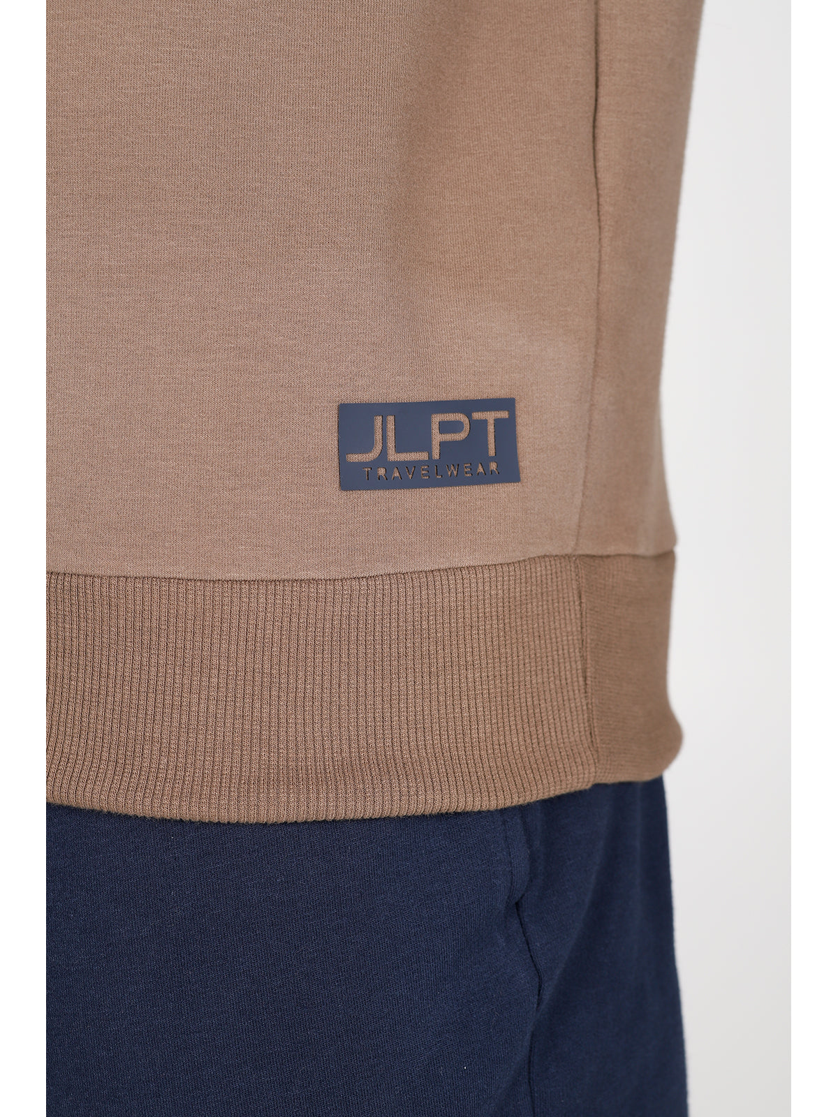 tuta in morbida felpa con zip Beige/blu Julipet