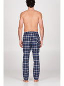 Pantalone in calda flanella di puro cotone Quadro Julipet