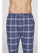 Pantaloni in calda flanella di puro cotone