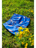 Boxer mare in leggera tela di microfibra in fantasia "barche"