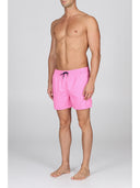 Boxer mare in leggera microfibra rosa, con dettagli in contrasto