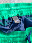 Boxer mare in leggera microfibra verde, con dettagli in contrasto