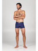 Boxer mare slim in tinta unita blu Julipet