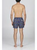 Boxer mare in leggera tela di microfibra, fantasia tappi