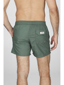 Boxer mare uomo, in leggera tela tinta unita verde