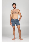 Boxer mare in leggera tela di microfibra, con disegno ad alta definizione "cerchi" Cerchi Julipet