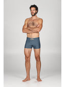 Boxer mare in leggera tela di microfibra, con disegno ad alta definizione "cerchi" Cerchi Julipet