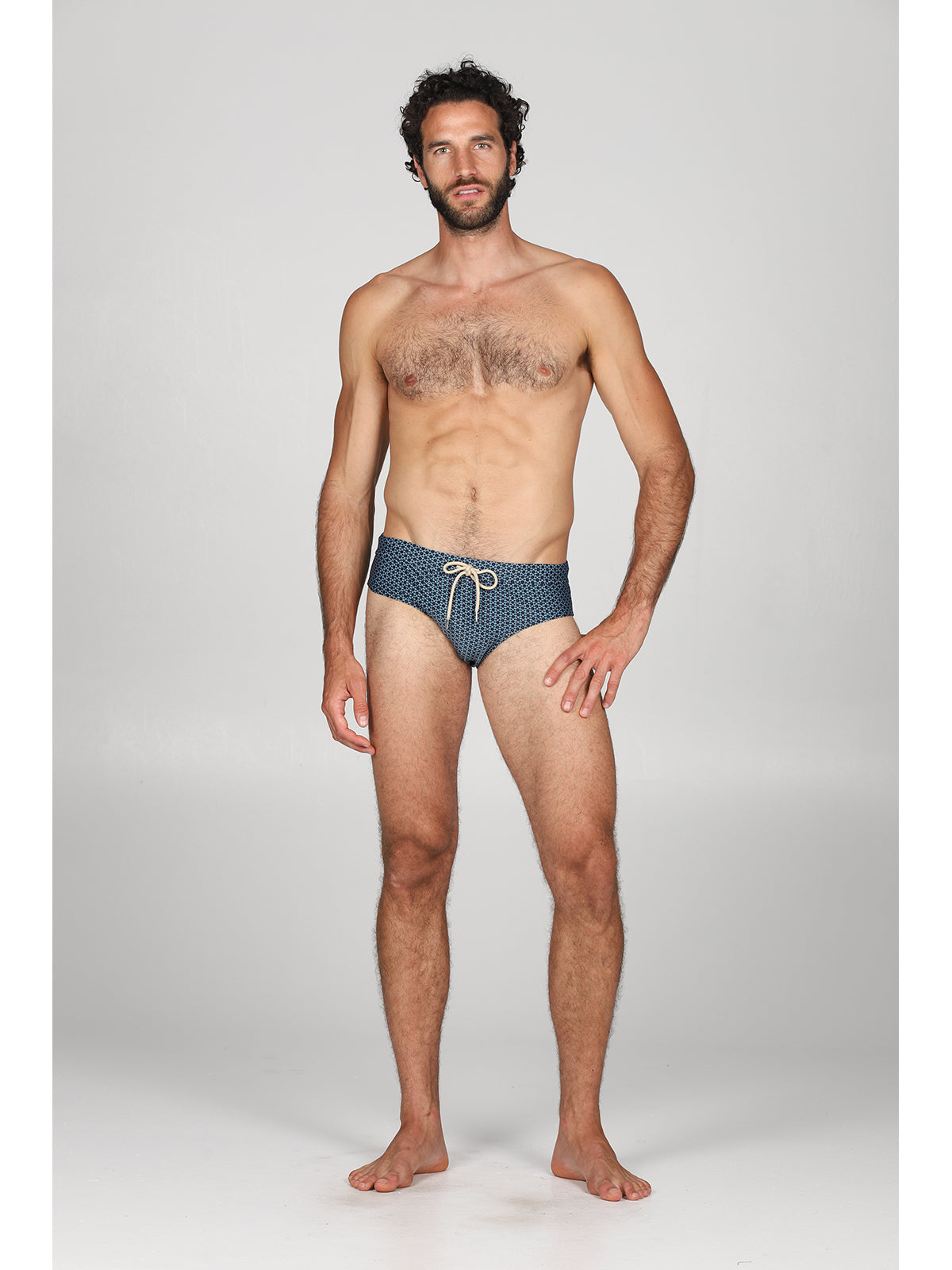 Slip mare slim, con disegno "cerchi" swimwear Cerchi Julipet