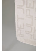 Maxi beach towel in soft pure cotton, sand nuance