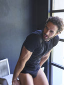 Stretch cotton jersey t-shirt