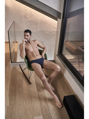 Slip comfort in cotone bielastico rigato, confezione bipack Riga Julipet