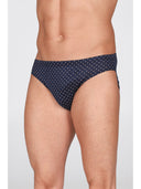 Slip in confortevole puro cotone mercerizzato, tatto setoso con disegno classico