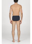 Slip comfort in cotone bielastico blu, in fantasia tennis