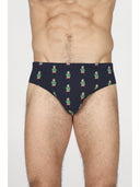 Slip comfort in cotone bielastico, fantasia di natale