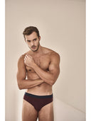 Slip medio in cotone elasticizzato colorato, taglio moderno - 2 pezzi