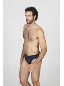 Slip in confortevole puro cotone mercerizzato, tatto setoso con disegno classico