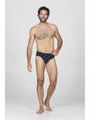 Slip in jersey di cotone elasticizzato fantasia, confezione bipack