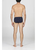 Slip in jersey di cotone elasticizzato fantasia, confezione bipack