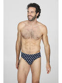 Slip uomo in jersey di cotone elasticizzato, confezione bipack