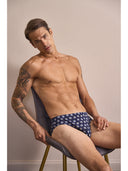 Slip uomo in jersey di cotone elasticizzato, confezione bipack