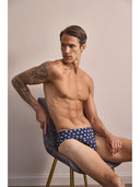 Slip uomo in jersey di cotone elasticizzato, confezione bipack