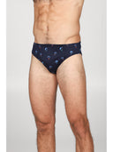 Slip medio in setoso puro cotone mercerizzato, disegno "parapendio" Parapendi Julipet