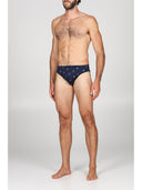 Slip medio in setoso puro cotone mercerizzato, disegno "parapendio" Parapendi Julipet