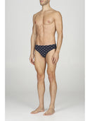 Slip in jersey di cotone elasticizzato fantasia, confezione bipack