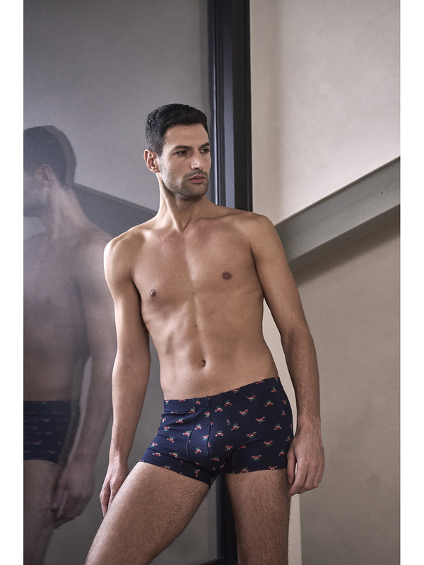 Boxer comfort in cotone bielastico, confezione bipack