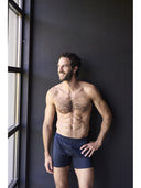 Boxer briefs in pure cotton interlock "double knit"