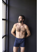 Boxer briefs in pure cotton interlock "double knit"
