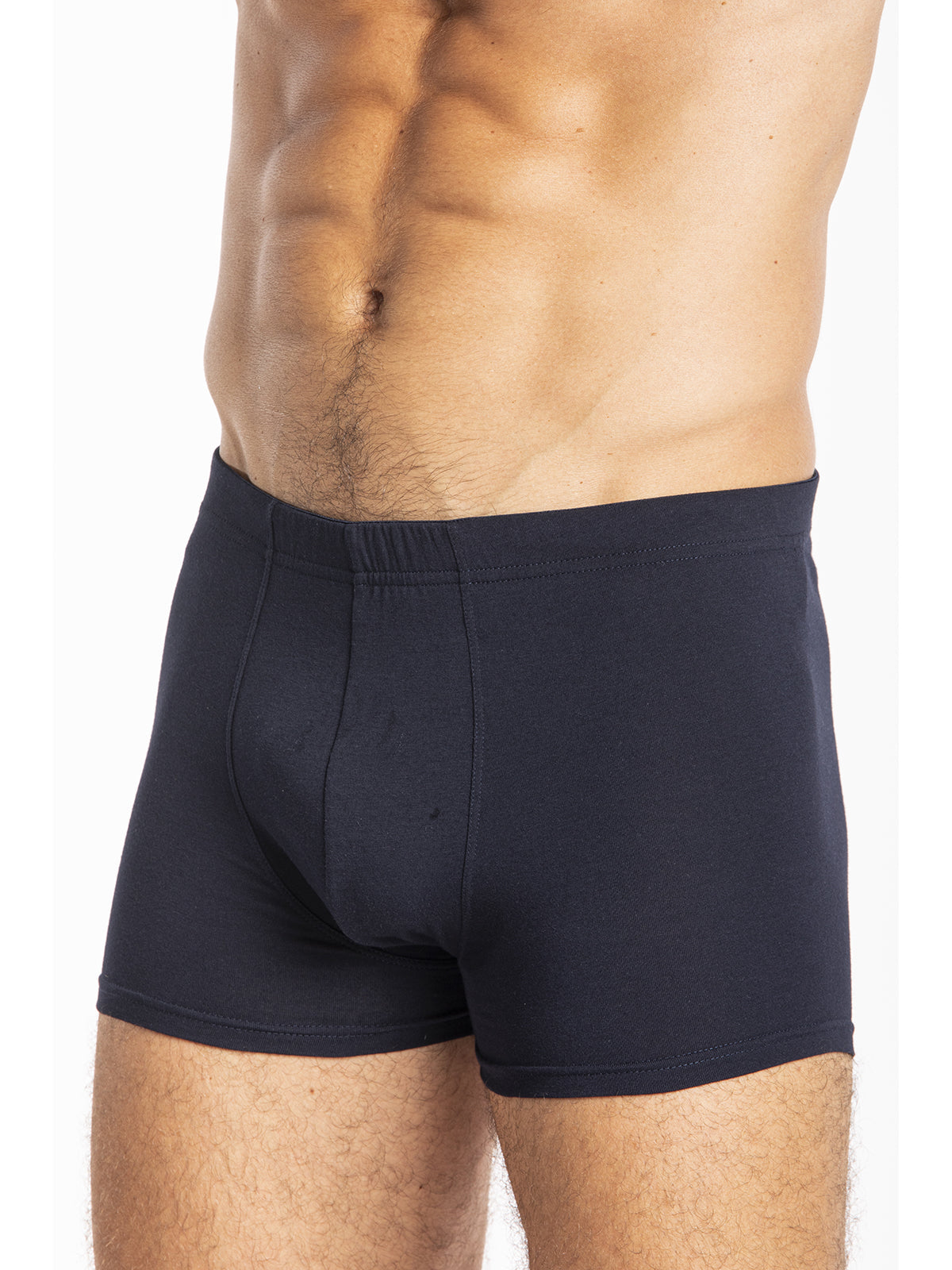 Boxer blu in jersey di cotone elasticizzato OMAGGIO Blu Notte Julipet